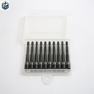 ODM fournisseur soutenu 6.35 hexagone CRV acier conducteur d' écrous magnétiques mis dans une boîte en plastique PE