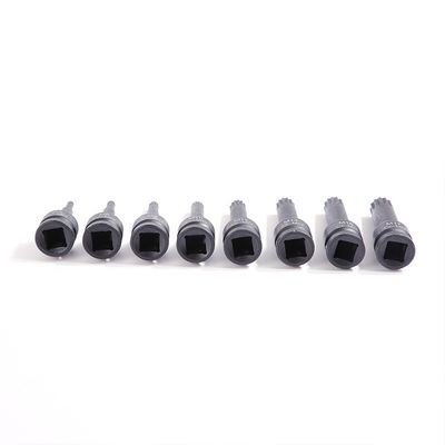 Résistant et durable 8 pièces CR-MO M5 taille hexagonale prise d'impact pour outil électrique à main