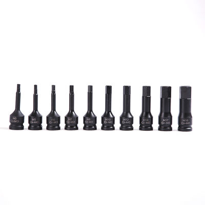 H5 ensemble de prise d'impact hexagonale pour la réparation de voitures durables 1 1/2in, 3/4in, 1/2in, 3/8in