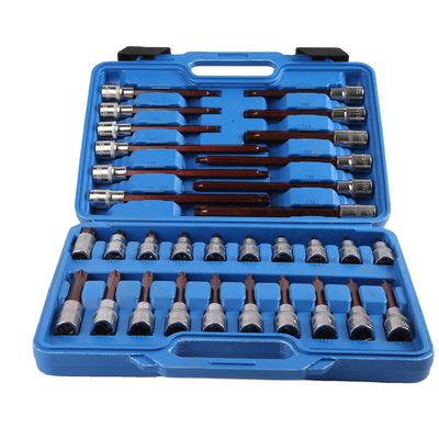Matériau S2 personnalisé 32 pièces T Type Bit Socket Set 55 mm à 200 mm