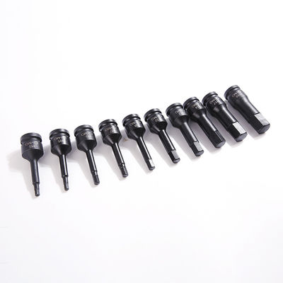 H5 ensemble de prise d'impact hexagonale pour la réparation de voitures durables 1 1/2in, 3/4in, 1/2in, 3/8in