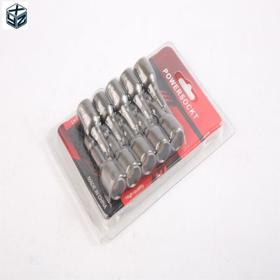 Matériau de finition naturelle CRV 6.35 Hexagon 10mm*48mm*10PC Set de pilote à écrous magnétiques forts