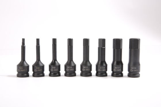Caractéristiques de la prise HEX dans le jeu d'outils électriques et de réparation automobile CR-MO 8PCS