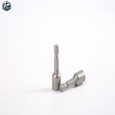 6.35 hexagone 8mm*42mm*10PC CRV Magnétique Noix pilote ensemble avec des caractéristiques magnétiques fortes