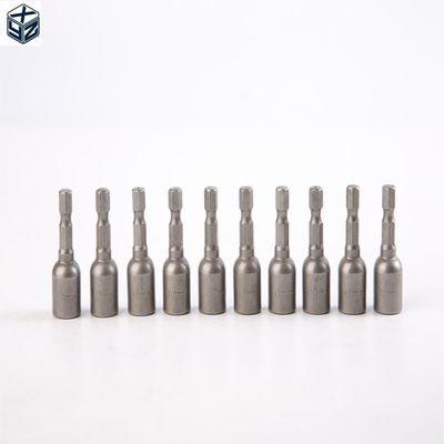 Matériau CRV 6.35 Hexagon 10mm*42mm*10PC pilote de noix magnétique pour le fort magnétique