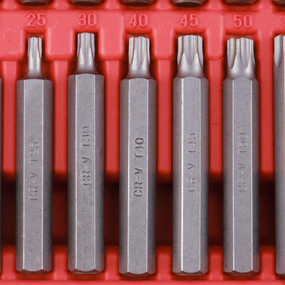 Logo personnalisé alliage d'acier CRV Matériau 54 pièces de boîte en plastique