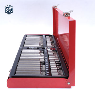 Multifonctionnel haute précision de la tête de lot précision de l'usinage CRV 54pcs pièces de boîte en acier pour les outils manuels