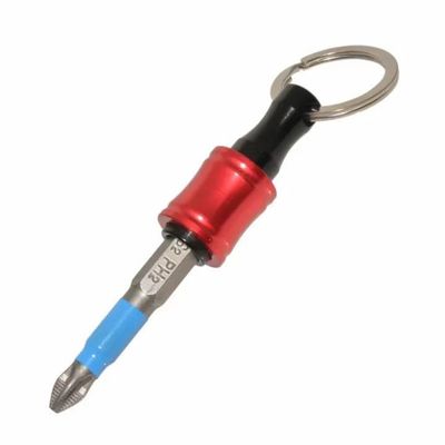 Finition en oxyde noir 6 pièces à libération rapide 1/4 pouce porte-clés