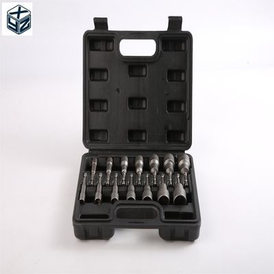 ODM 14 pièces 2.5 &quot; Magnétique métrique rapide de changement Hex étang Noix pilote ensemble de prise d'impact