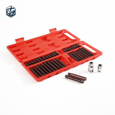 Grade industriel 40 pièces de morceaux avec matériau rouge S2 et boîte en plastique finition naturelle