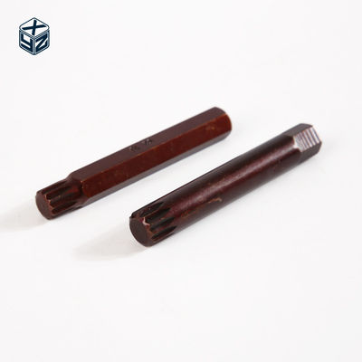 Grade industriel 40 pièces de morceaux avec matériau rouge S2 et boîte en plastique finition naturelle