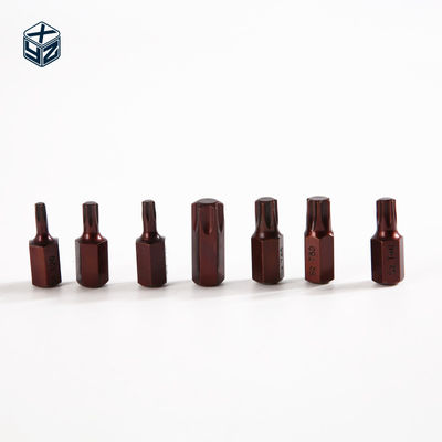 Grade industriel 40 pièces de morceaux avec matériau rouge S2 et boîte en plastique finition naturelle