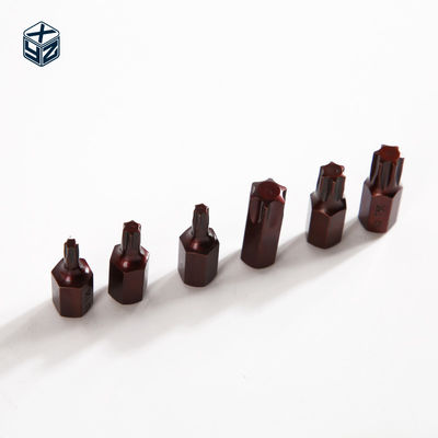 Grade industriel 40 pièces de morceaux avec matériau rouge S2 et boîte en plastique finition naturelle