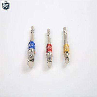 CRV Chromie Vanadium acier argent 1/4 &quot; 54 mm Adaptateur de prise universel pour durable