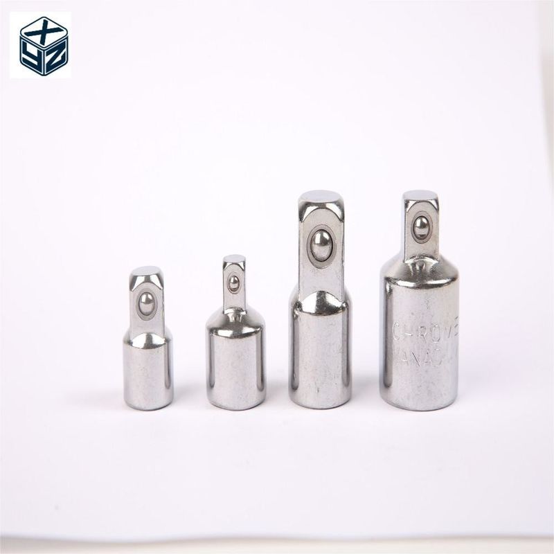 Adaptateur et réducteur de prise d'impact en argent de 1/2&quot; avec matériau naturel CRV finition