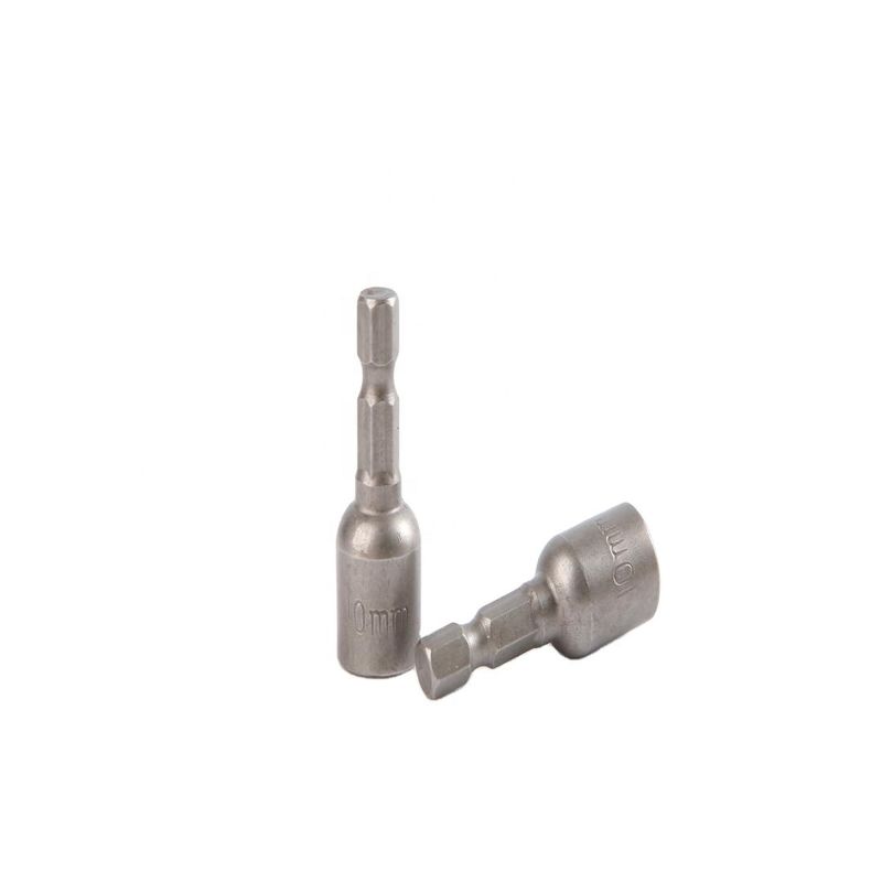 Matériau CRV 6.35 Hexagon 10mm*42mm*10PC pilote de noix magnétique pour le fort magnétique