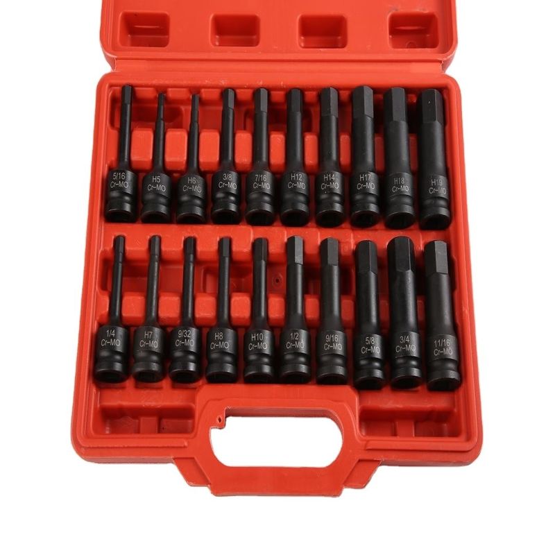H5 à H19 20 pièces ensemble de prises d'impact en matériau CR-MO hautement durable