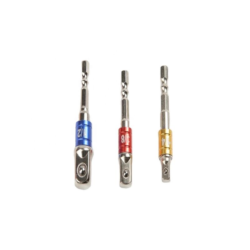 CRV Chromie Vanadium acier argent 1/4 &quot; 54 mm Adaptateur de prise universel pour durable